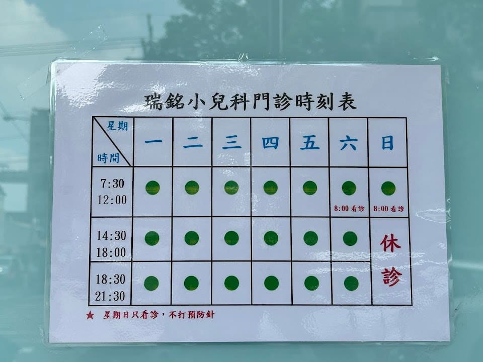 瑞銘小兒科診所